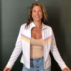 Greenbrier Tennis Zip Up Jacket/Light Purple